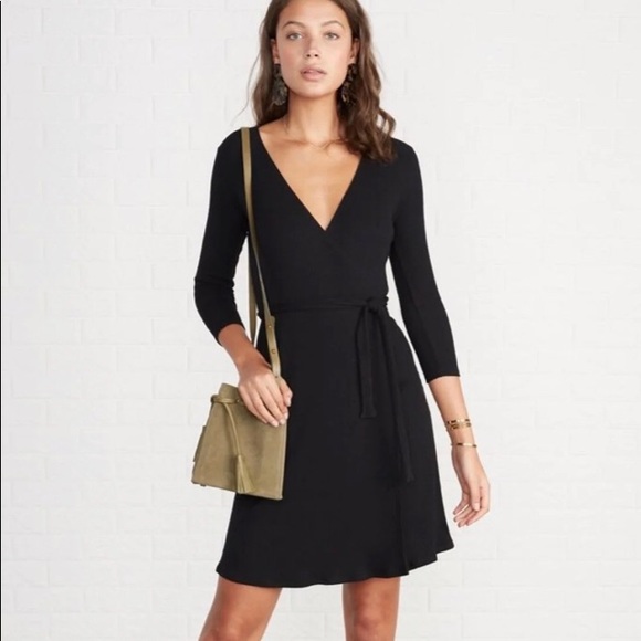 amour vert wrap dress